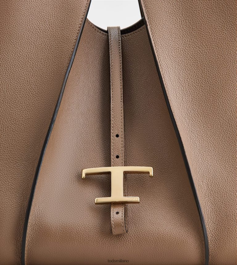 donnemarrone Tod's t Intramontabile borsa shopping in pelle media P66X8B329