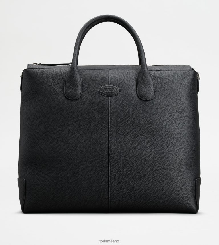 donnenero Tod's borsa da viaggio di bag in pelle P66X8B256