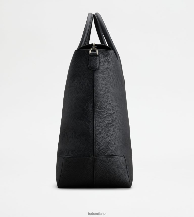 donnenero Tod's borsa da viaggio di bag in pelle P66X8B256
