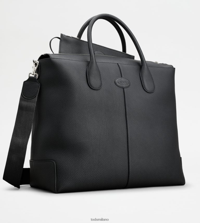 donnenero Tod's borsa da viaggio di bag in pelle P66X8B256