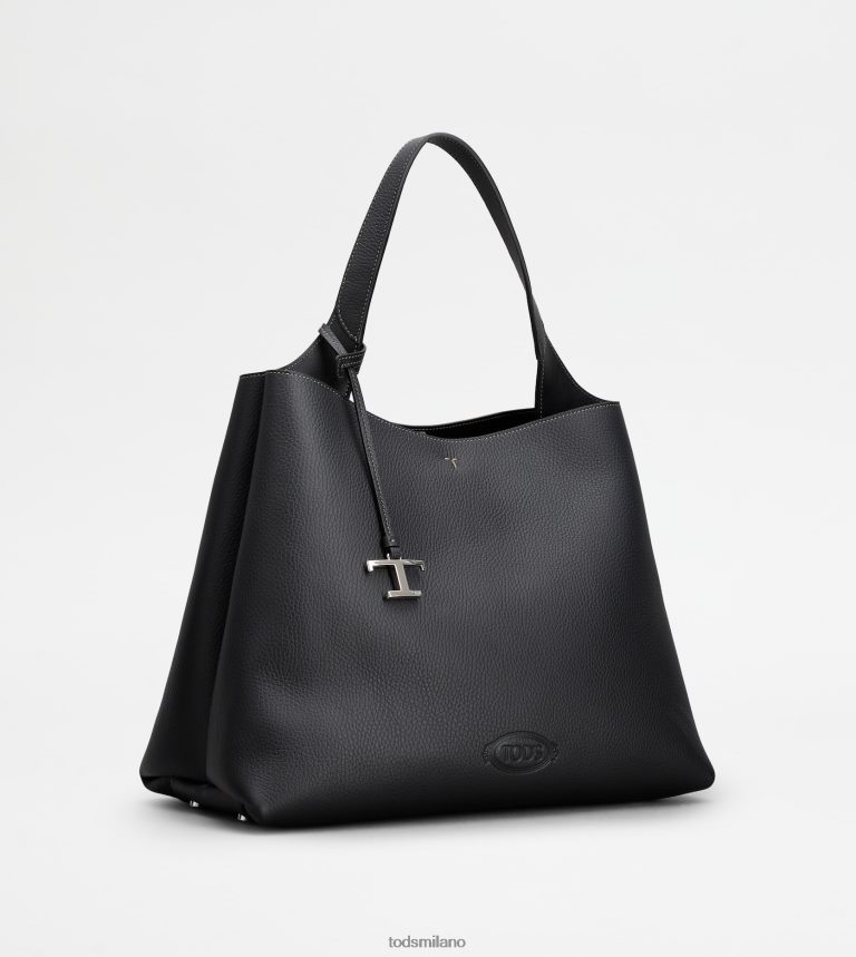 donnenero Tod's borsa in pelle media P66X8B315