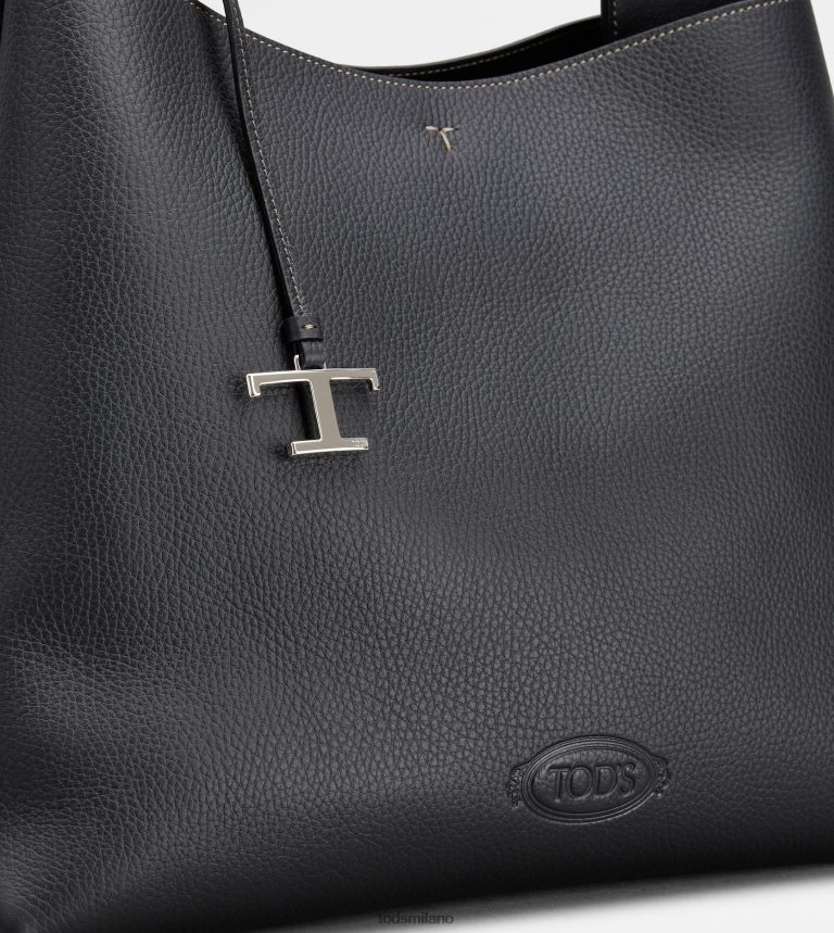 donnenero Tod's borsa in pelle media P66X8B315