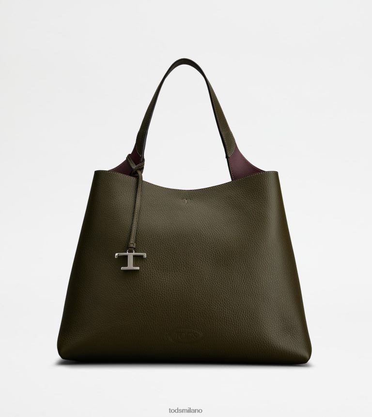 donneverde Tod's borsa in pelle media P66X8B316