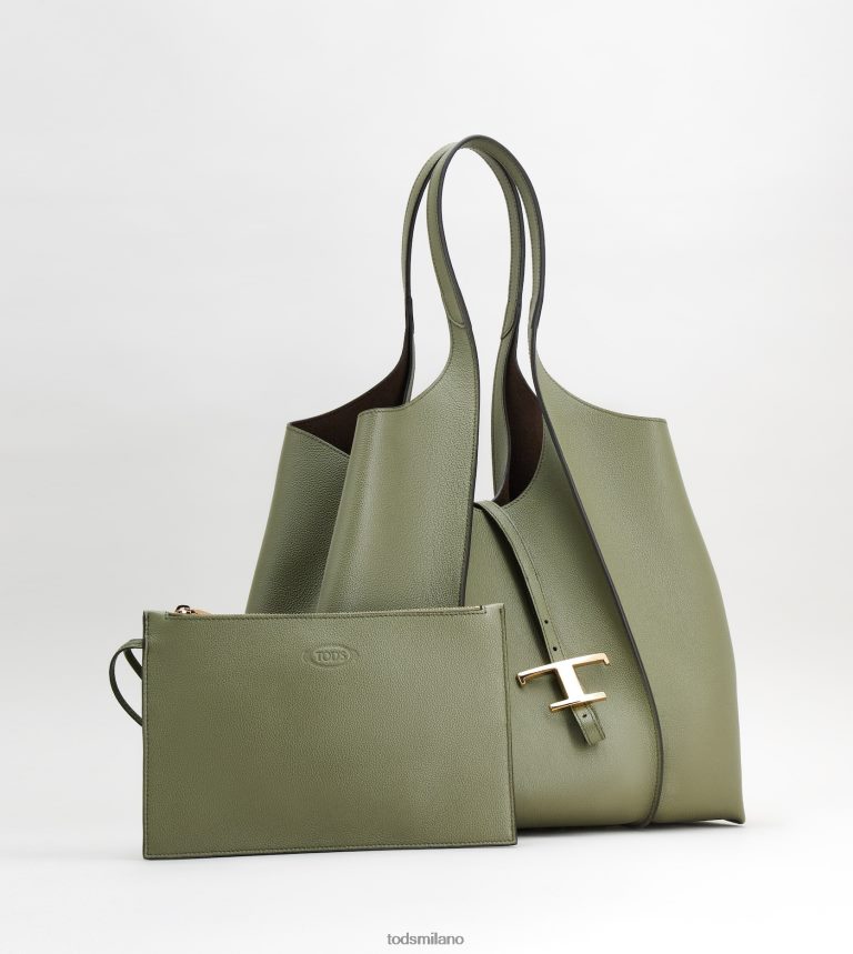 donneverde Tod's t Intramontabile borsa shopping in pelle media P66X8B283