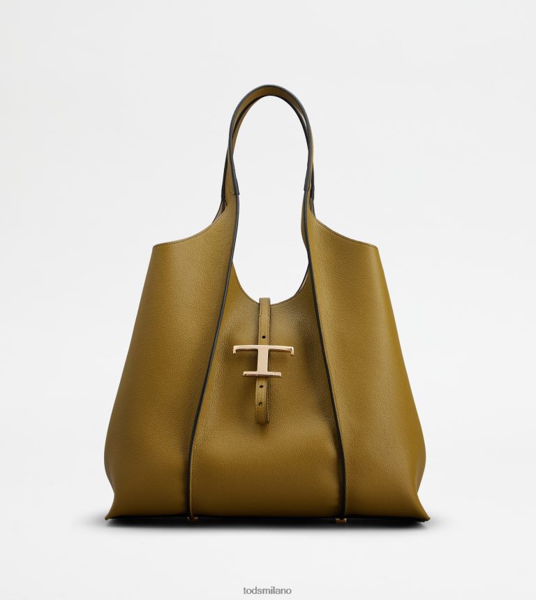 donneverde Tod's t Intramontabile borsa shopping in pelle media P66X8B284