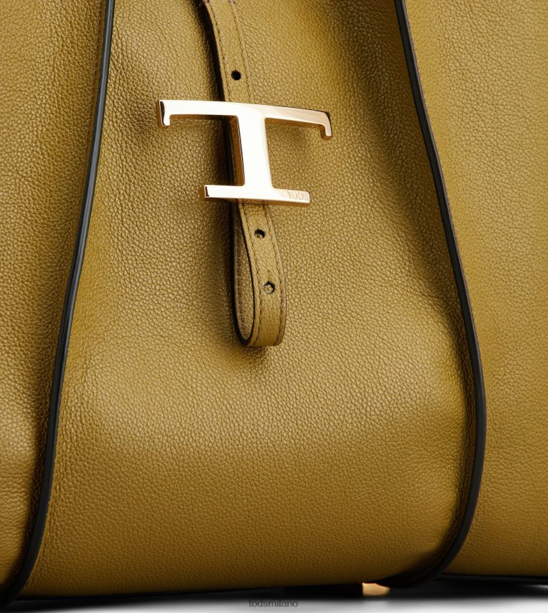 donneverde Tod's t Intramontabile borsa shopping in pelle media P66X8B284