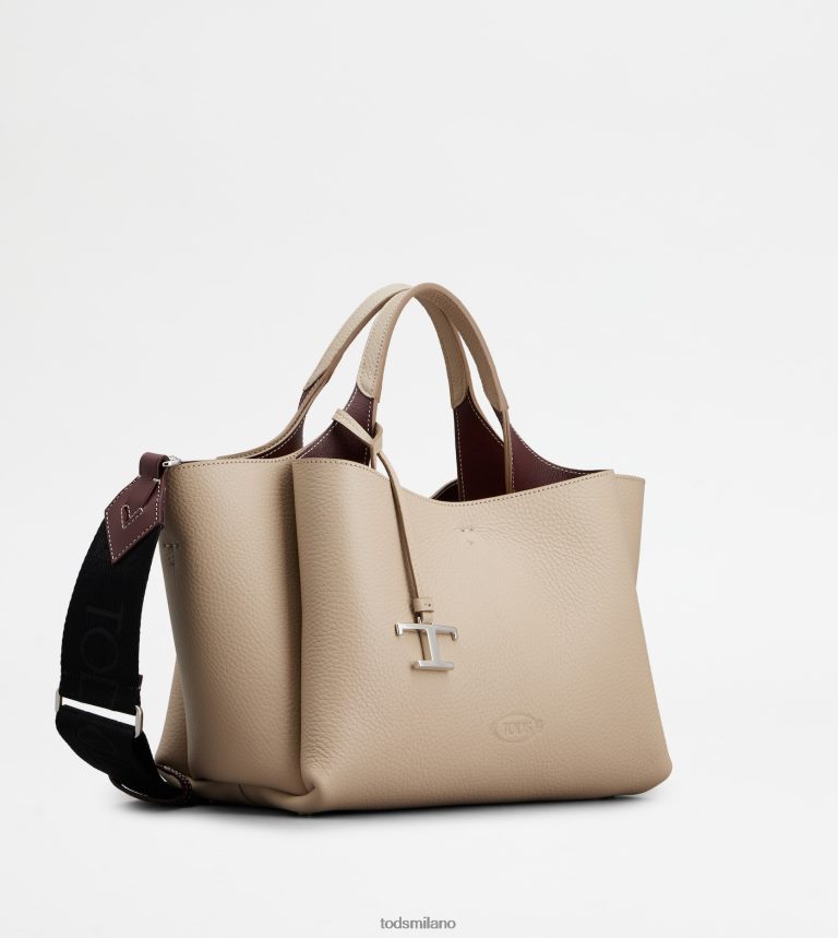 donnebeige Tod's borsa in pelle mini P66X8B363