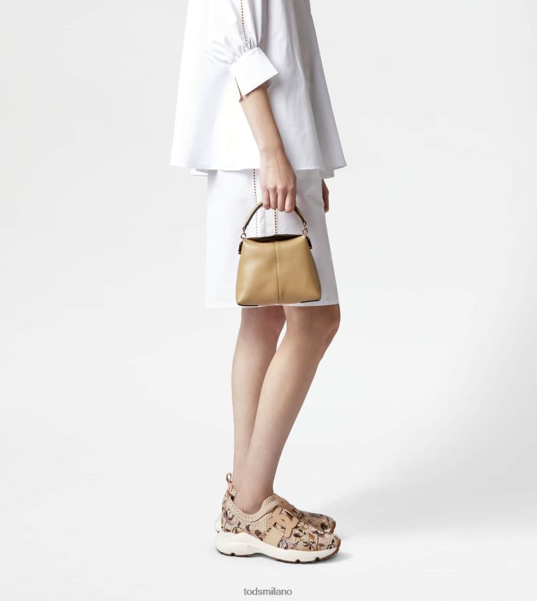 donnebeige Tod's borsa messenger tote t case in pelle micro P66X8B368