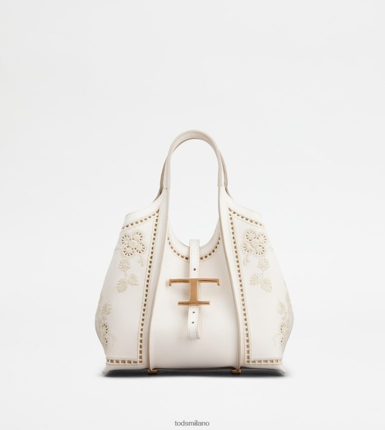 donnebianco Tod's t Intramontabile borsa shopping in pelle mini P66X8B335