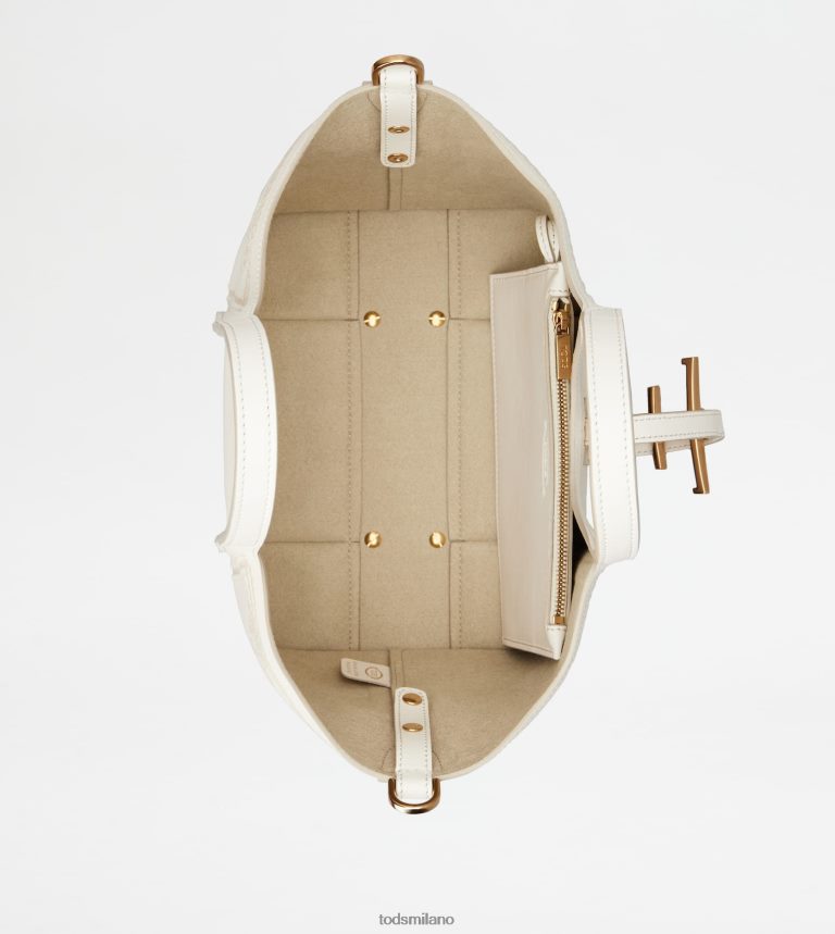 donnebianco Tod's t Intramontabile borsa shopping in pelle mini P66X8B335