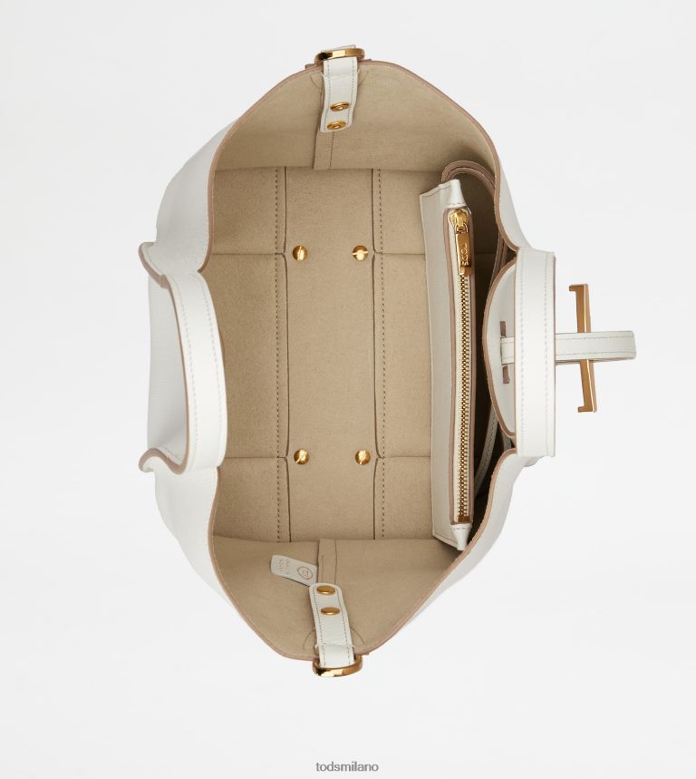 donnebianco Tod's t Intramontabile borsa shopping in pelle mini P66X8B339