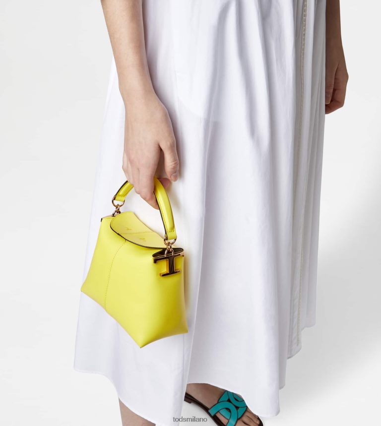 donnegiallo Tod's borsa messenger tote t case in pelle micro P66X8B345