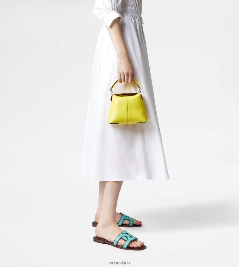 donnegiallo Tod's borsa messenger tote t case in pelle micro P66X8B345