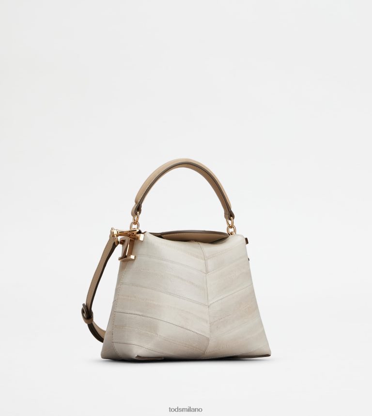 donnegrigio Tod's borsa messenger tote t case in micro pelle di anguilla P66X8B348