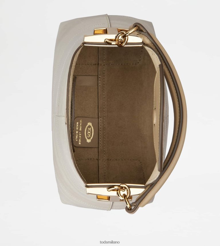 donnegrigio Tod's borsa messenger tote t case in micro pelle di anguilla P66X8B348