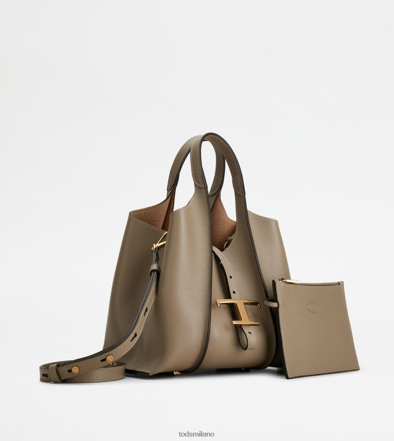 donnegrigio Tod's t Intramontabile borsa shopping in pelle mini P66X8B375