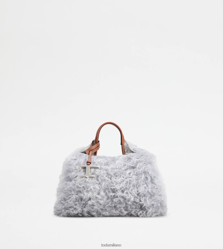 donnegrigio/marrone Tod's borsa in mohair e pelle micro P66X8B367