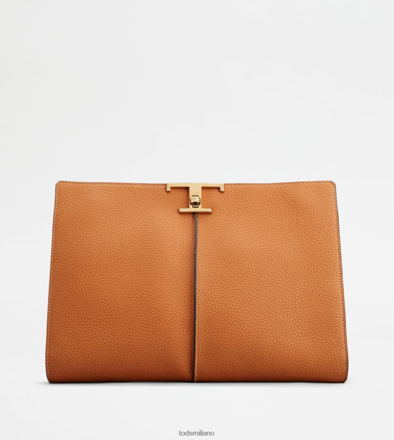 donnemarrone Tod's t Intramontabile portadocumenti in pelle medio P66X8B366