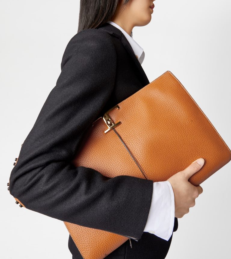 donnemarrone Tod's t Intramontabile portadocumenti in pelle medio P66X8B366