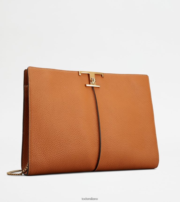 donnemarrone Tod's t Intramontabile portadocumenti in pelle medio P66X8B366