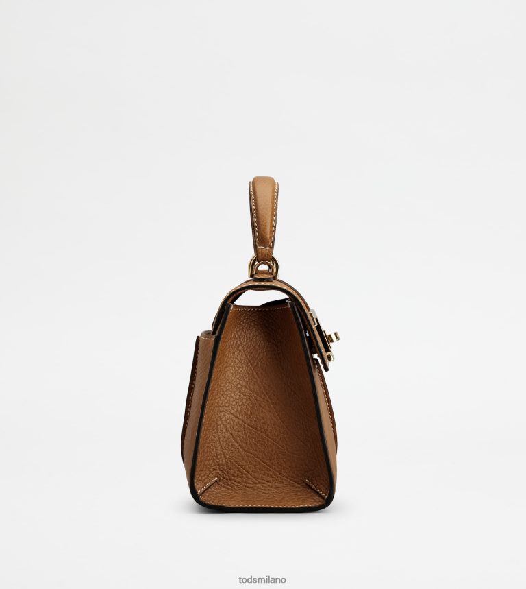 donnemarrone Tod's t borsa senza tempo in pelle mini P66X8B373