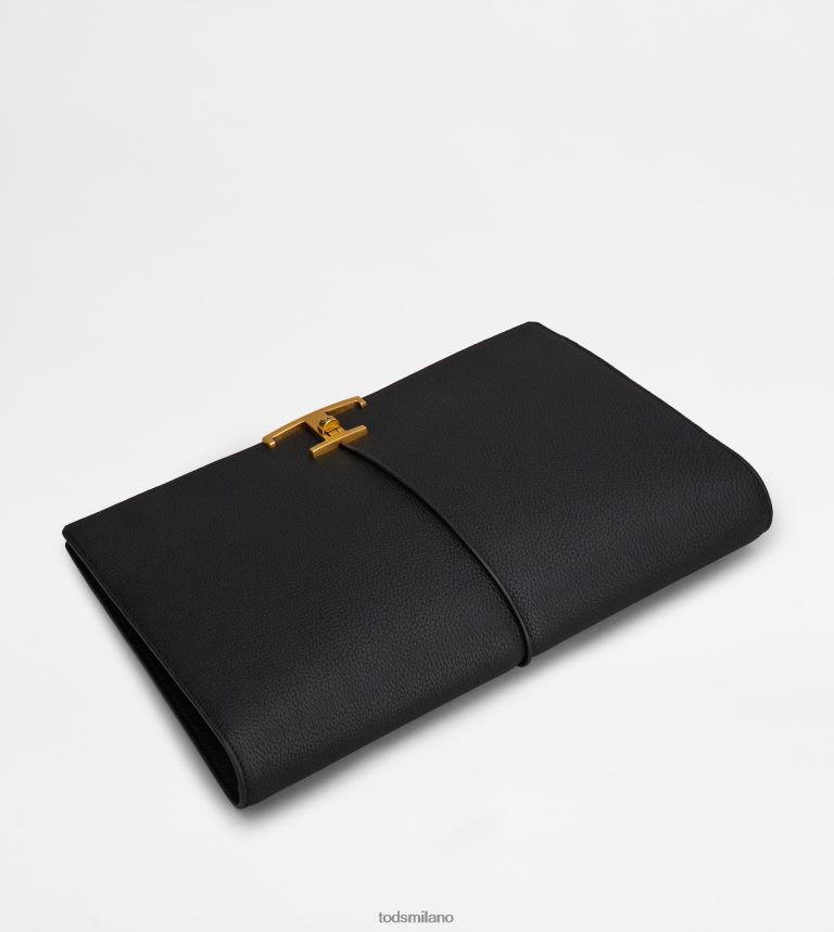 donnenero Tod's t Intramontabile portadocumenti in pelle medio P66X8B365