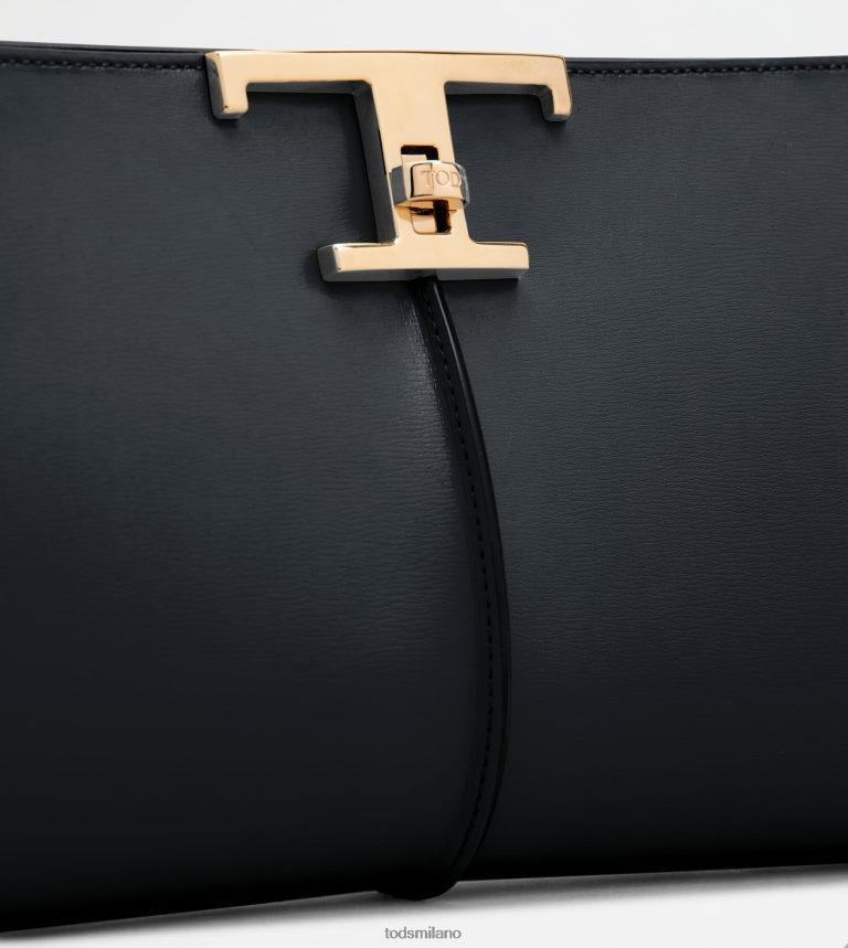 donnenero Tod's t intramontabile pochette in pelle piccola P66X8B354