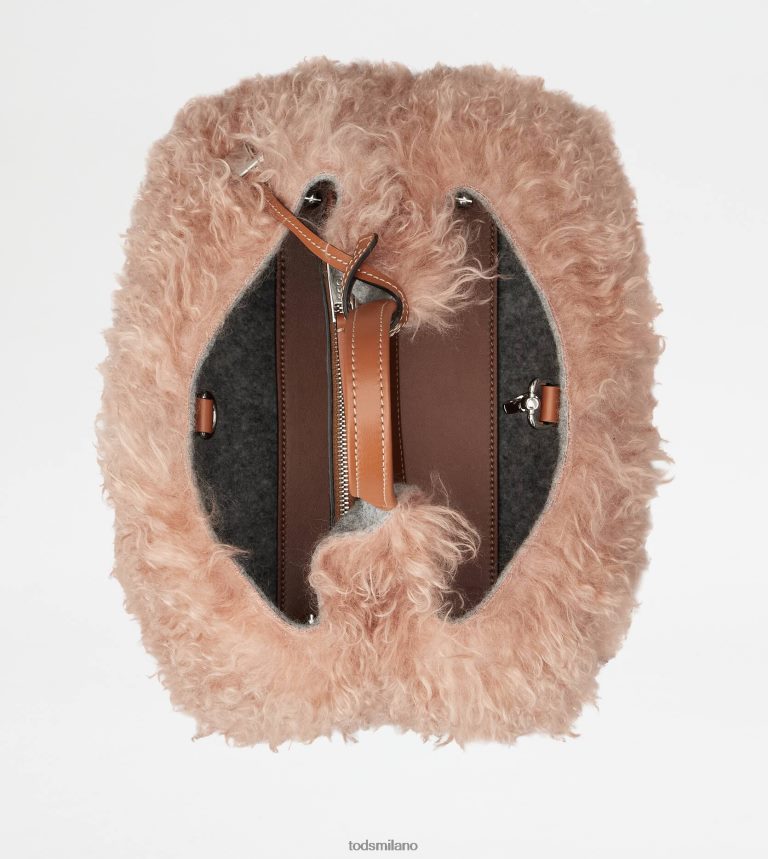 donnerosa Tod's borsa in mohair e pelle micro P66X8B374