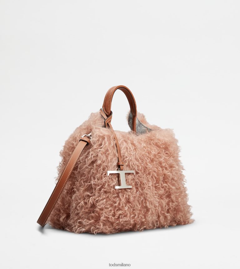 donnerosa Tod's borsa in mohair e pelle mini P66X8B356