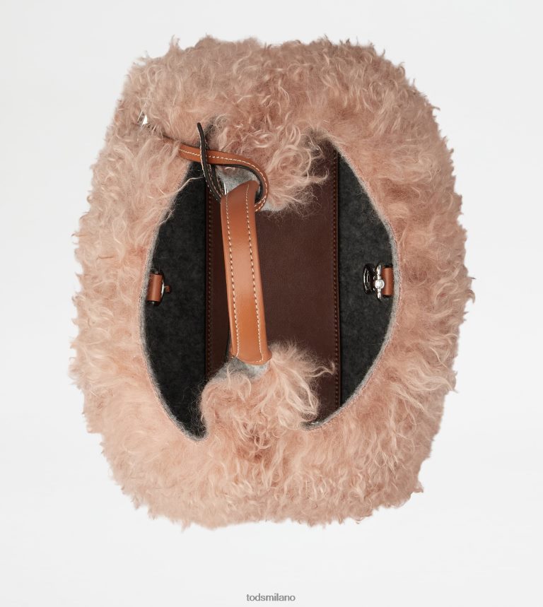 donnerosa Tod's borsa in mohair e pelle mini P66X8B356