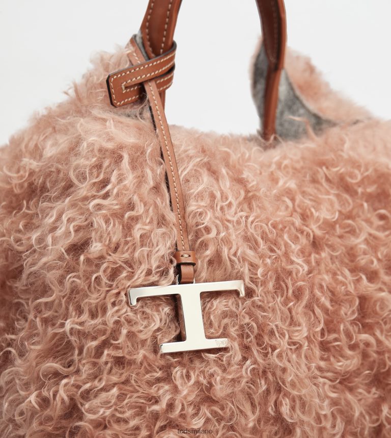 donnerosa Tod's borsa in mohair e pelle mini P66X8B356