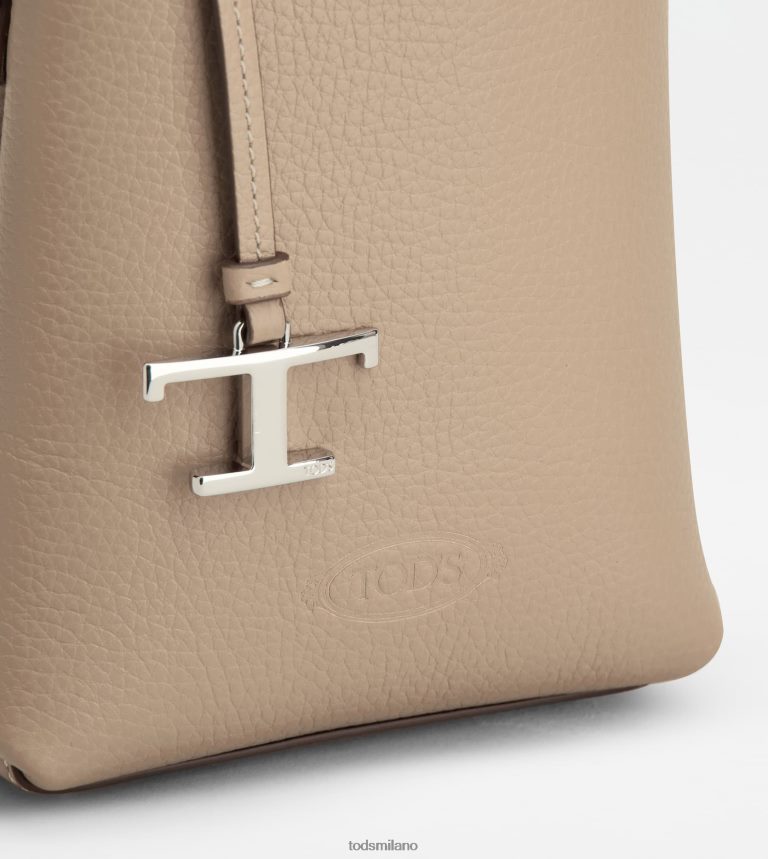 donnebeige Tod's micro borsa in pelle P66X8B471