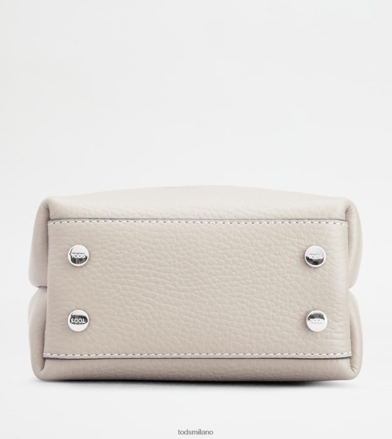 donnegrigio/bordeaux Tod's micro borsa in pelle P66X8B463