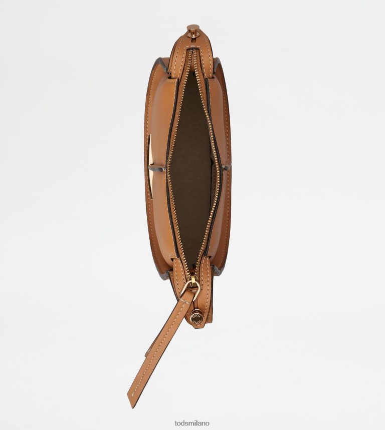 donnemarrone Tod's t intramontabile borsa hobo in micropelle P66X8B464
