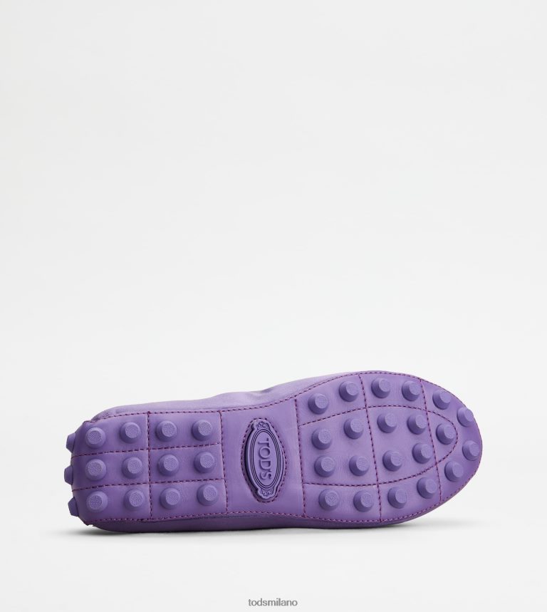 donneViola Tod's ballerine bubble in raso e pelle P66X8B194