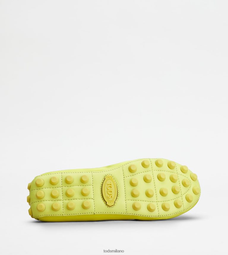 donnegiallo Tod's ballerine bubble in raso e pelle P66X8B193