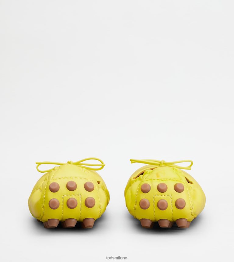 donnegiallo/marrone Tod's ballerine bubble in pelle P66X8B184
