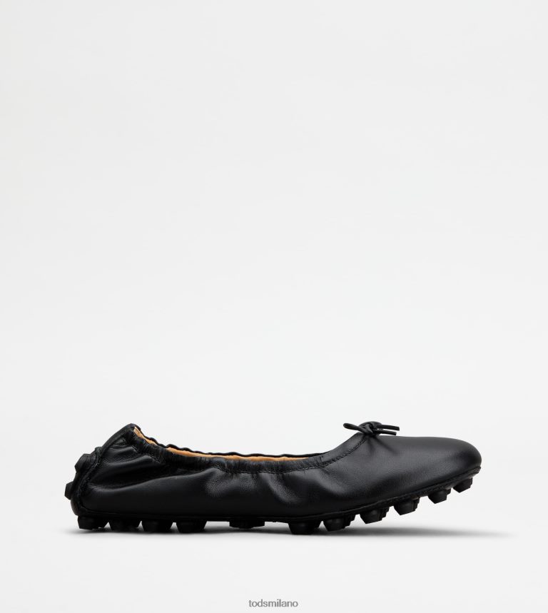 donnenero Tod's ballerine bubble in pelle P66X8B188