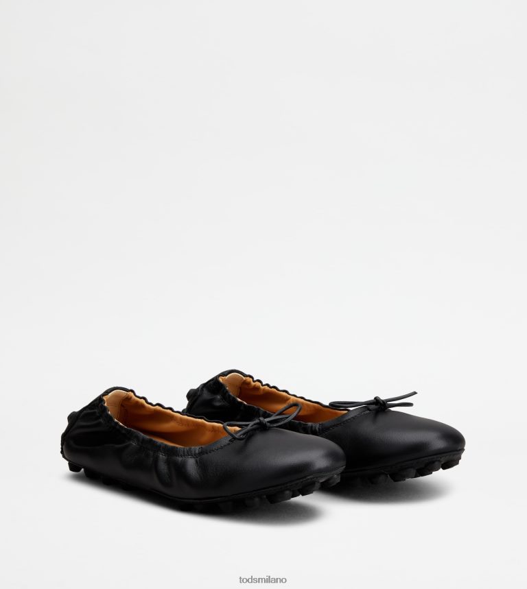 donnenero Tod's ballerine bubble in pelle P66X8B188
