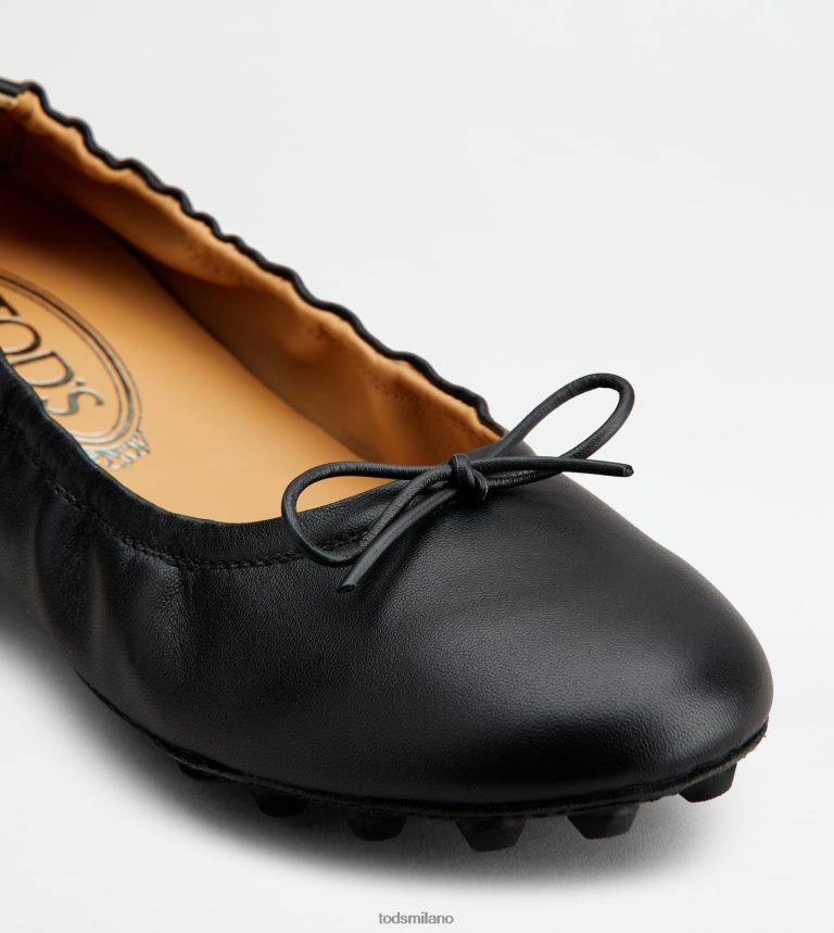 donnenero Tod's ballerine bubble in pelle P66X8B188