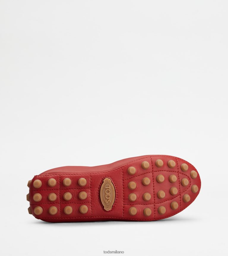 donnerosso marrone Tod's ballerine bubble in pelle P66X8B187