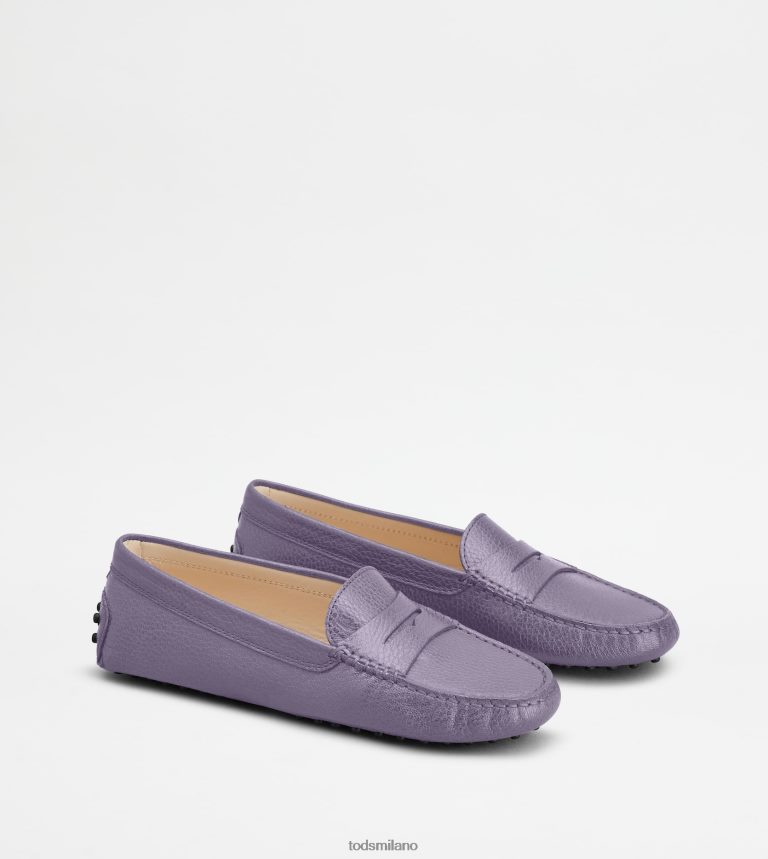 donneViola Tod's gommino mocassino in pelle P66X8B71