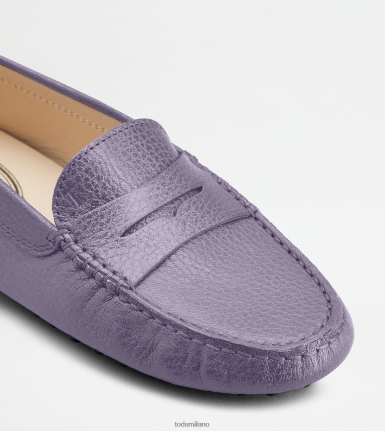 donneViola Tod's gommino mocassino in pelle P66X8B71