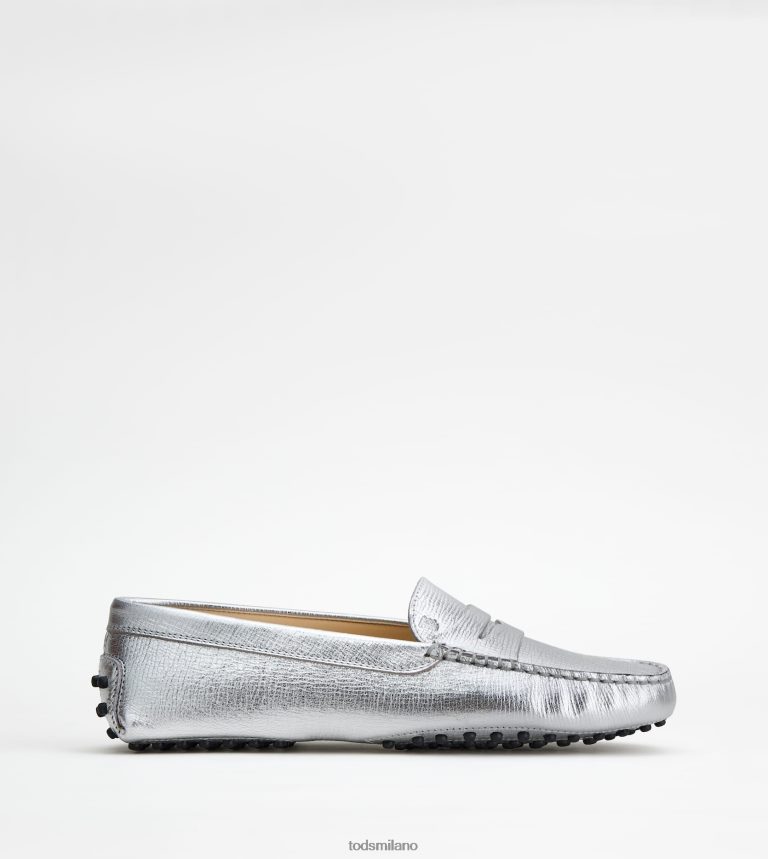 donneargento Tod's gommino mocassino in pelle P66X8B106