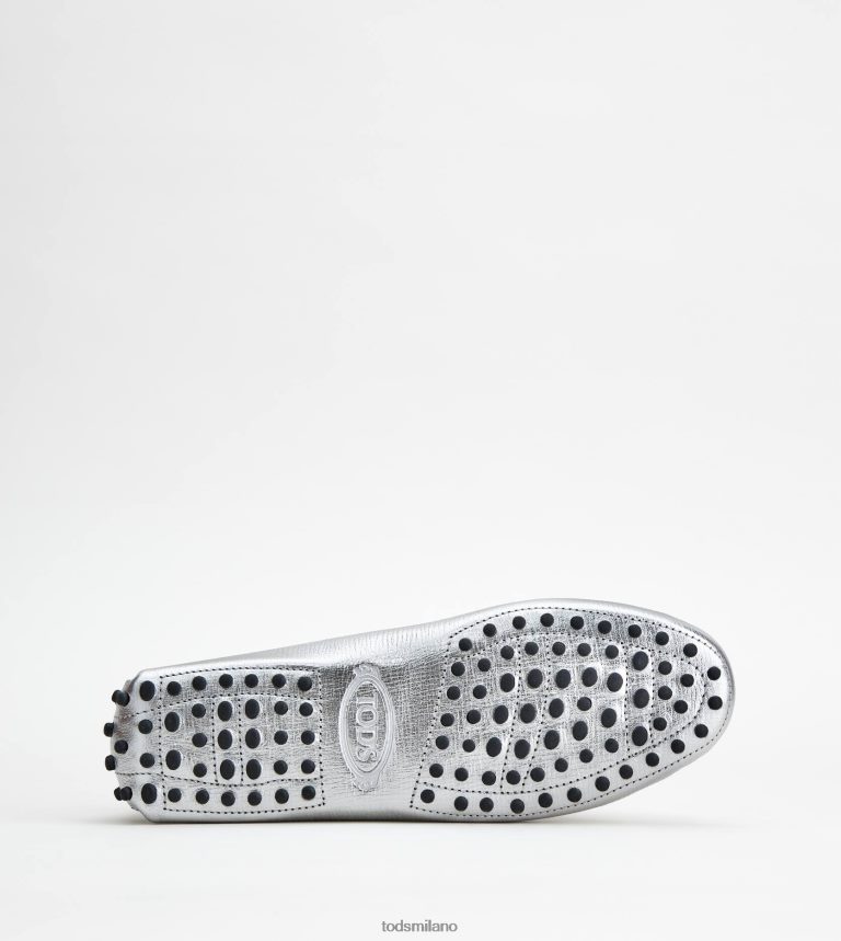 donneargento Tod's gommino mocassino in pelle P66X8B106