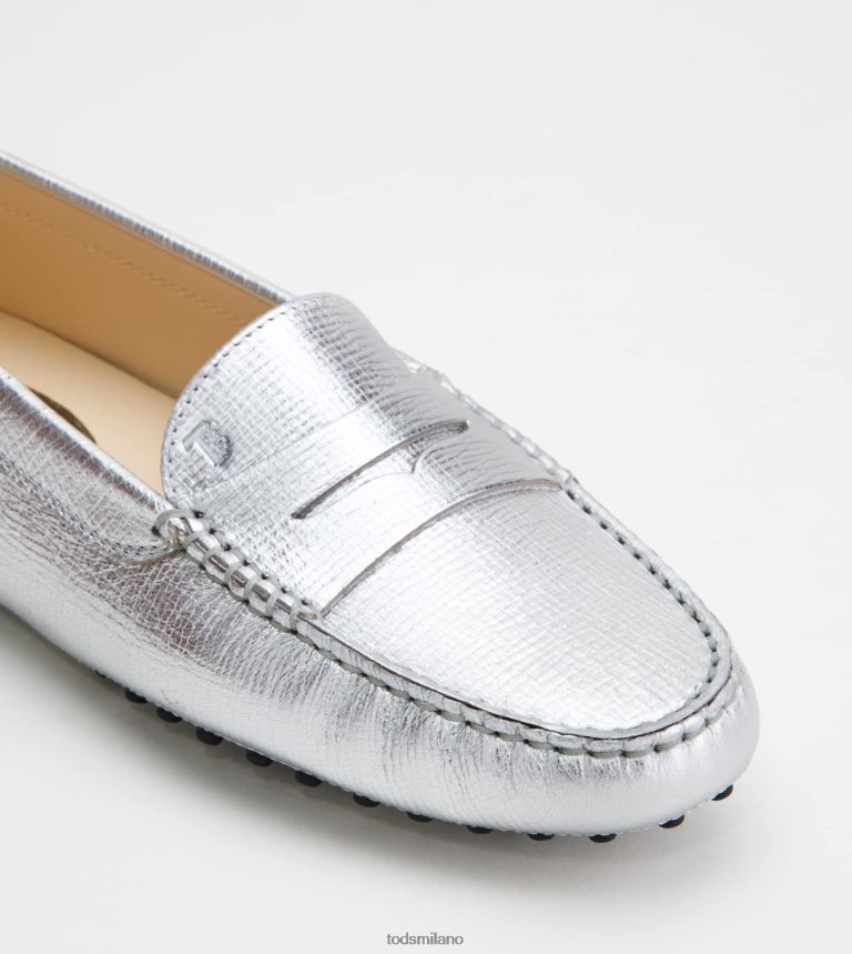 donneargento Tod's gommino mocassino in pelle P66X8B106