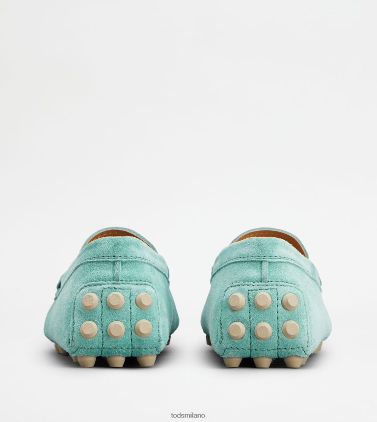 donneazzurro Tod's gommino a bolle in camoscio P66X8B82