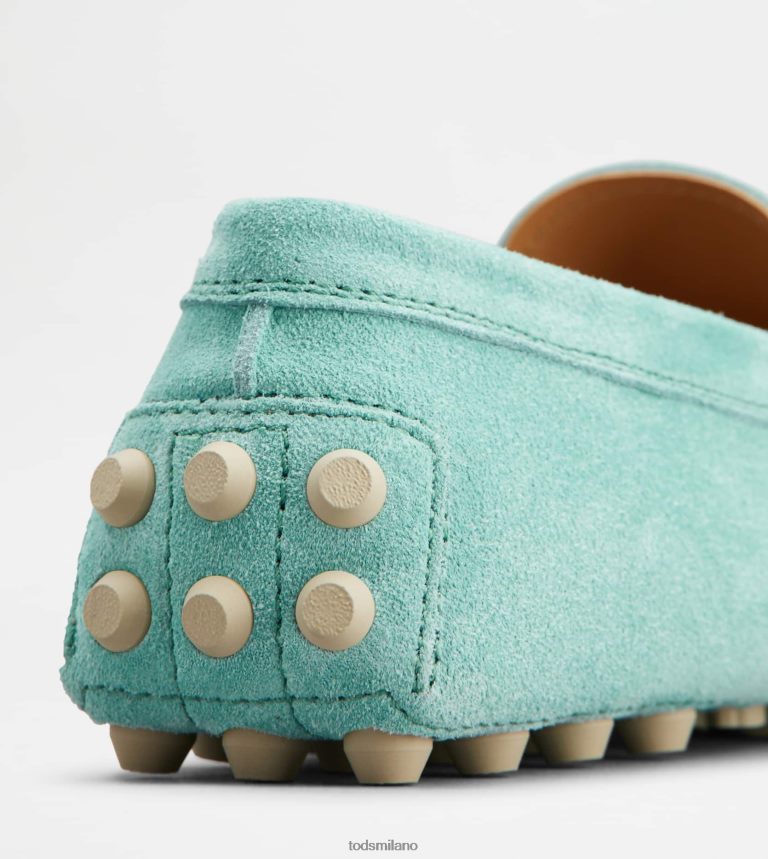 donneazzurro Tod's gommino a bolle in camoscio P66X8B82