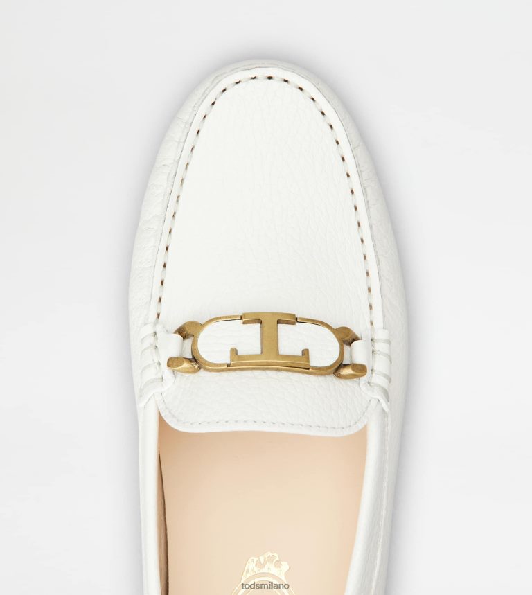 donnebianco Tod's gommino mocassino in pelle P66X8B81