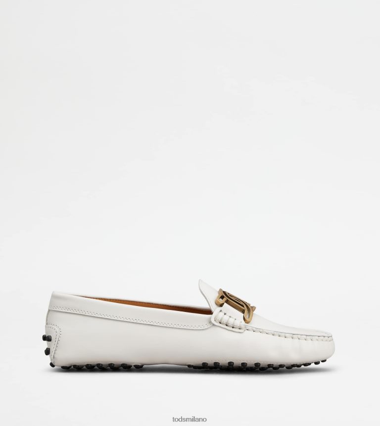 donnebianco Tod's mocassino gommino Kate in pelle P66X8B93